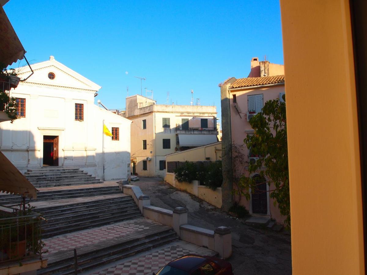 Ideally Situated Corfu Old Town Studio Exterior foto