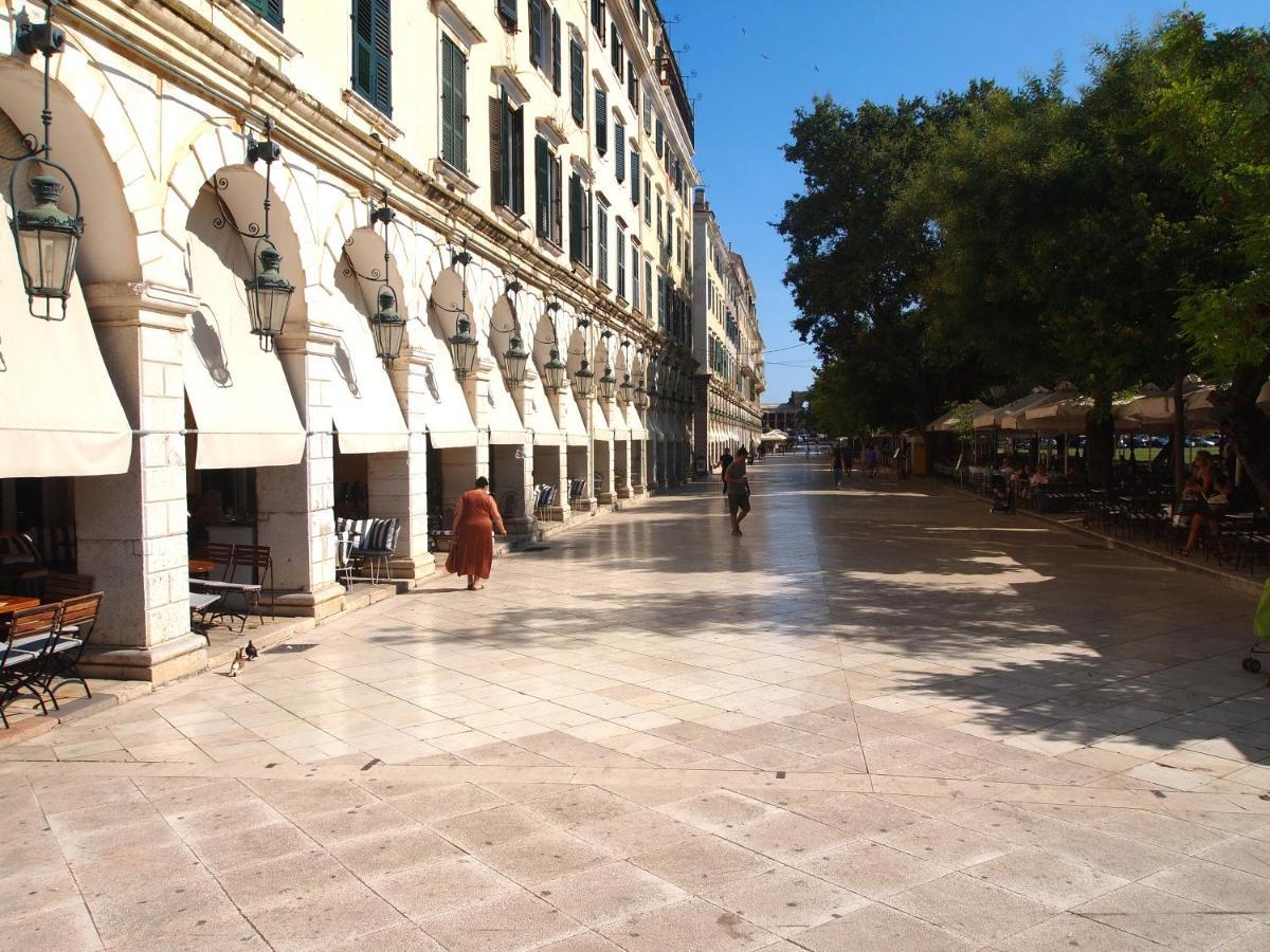 Ideally Situated Corfu Old Town Studio Exterior foto
